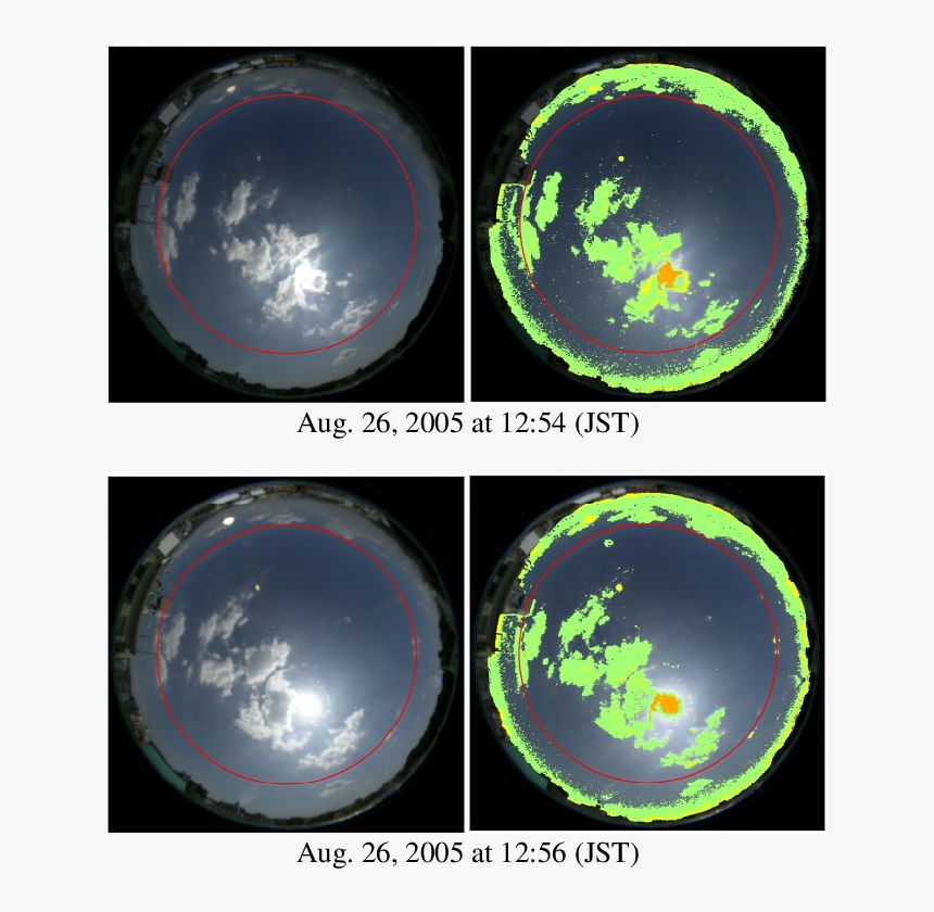 Cloud Discrimination Area Is Painted As Light Green - Circle, HD Png Download, Free Download