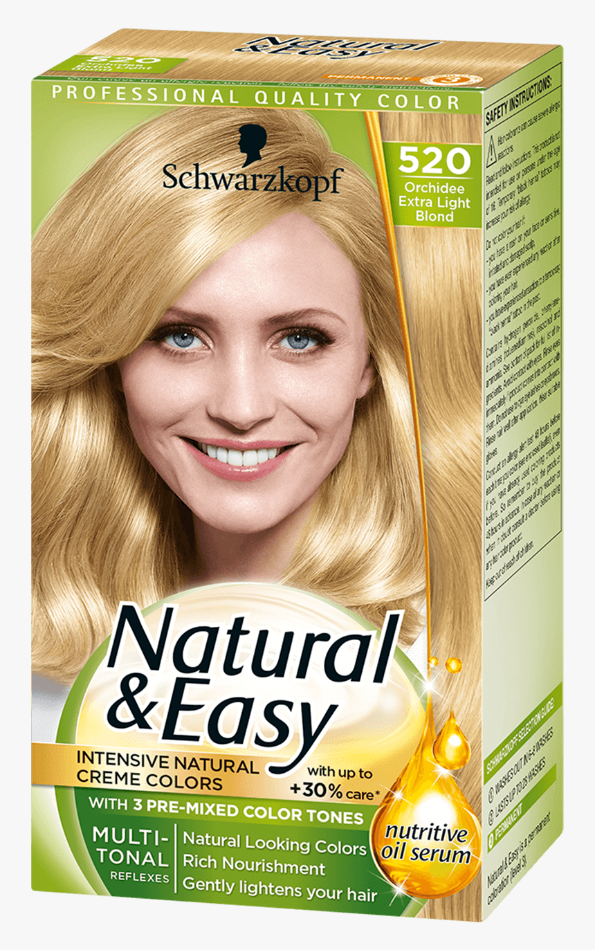 Natural Easy Com Blonde Hair 520 Orchidee Extra Light - Natural And Easy Ash, HD Png Download, Free Download