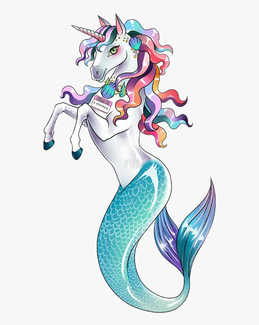 Unicorn mermaid rainbow Redbubble logo
