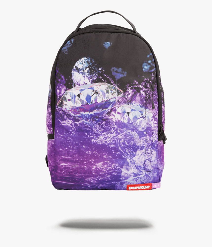 Transparent Purple Diamond Png - Young Thug Sprayground Backpack, Png Download, Free Download