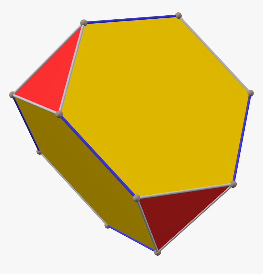 Polyhedron Truncated 4b Max - Chamfered Tetrahedron, HD Png Download, Free Download