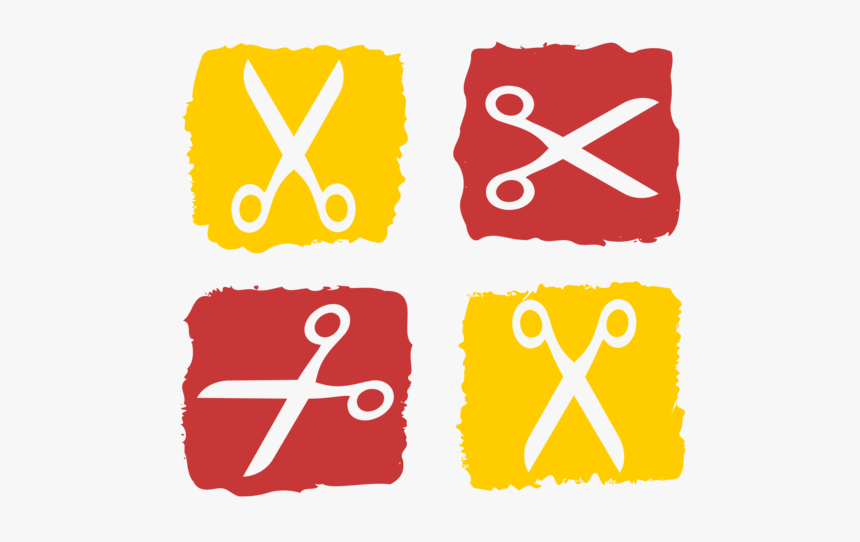 Scissor Clipart Yellow - Scissors, HD Png Download, Free Download