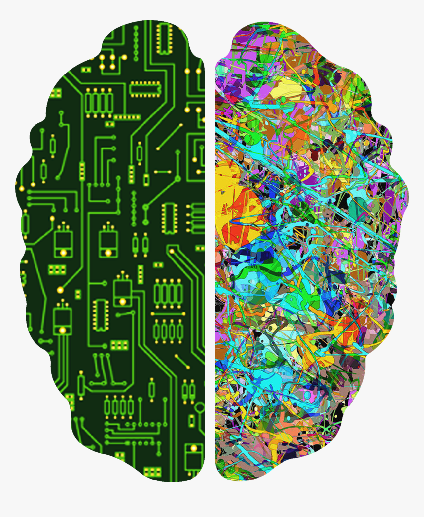 Creative Brain Png - Both Sides Of Brain Png, Transparent Png, Free Download