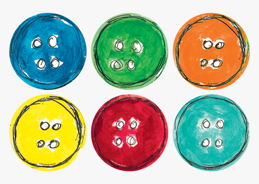 Pete The Cat Groovy Buttons Template, HD Png Download, Free Download