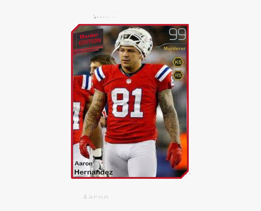 Hernandez Me - Aaron Hernandez Madden Card, HD Png Download, Free Download