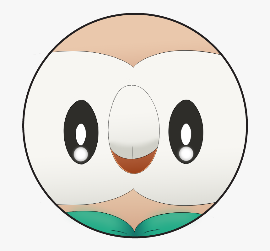 Transparent Rowlet Png - Circle, Png Download, Free Download