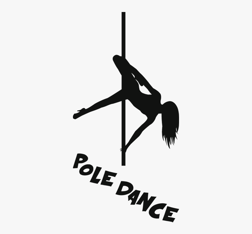 Pole Dance Silhouette - Pole Dance, HD Png Download, Free Download