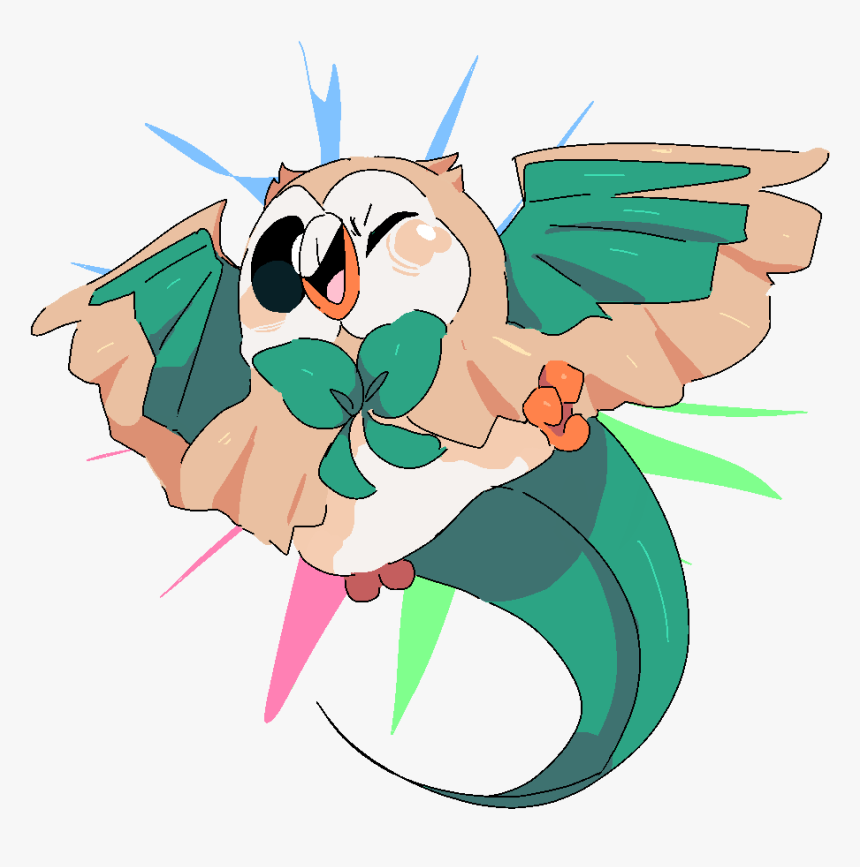 Mega Rowlet, HD Png Download, Free Download