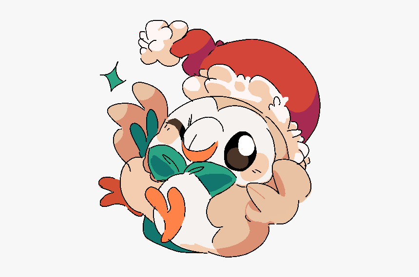 Christmas Rowlet, HD Png Download, Free Download