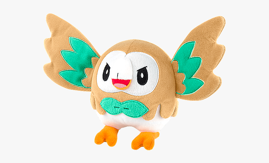 Pokemon Rowlet Plush, HD Png Download, Free Download