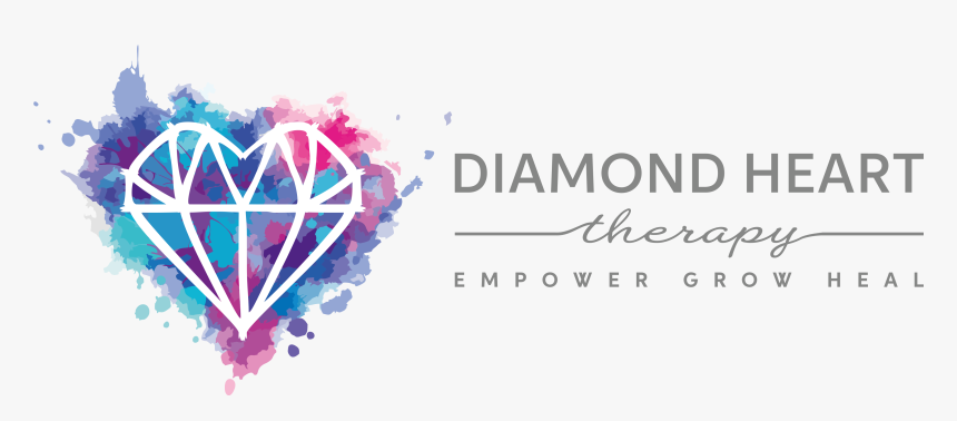 Diamond Heart Therapy - Diamond Heart Logo, HD Png Download, Free Download