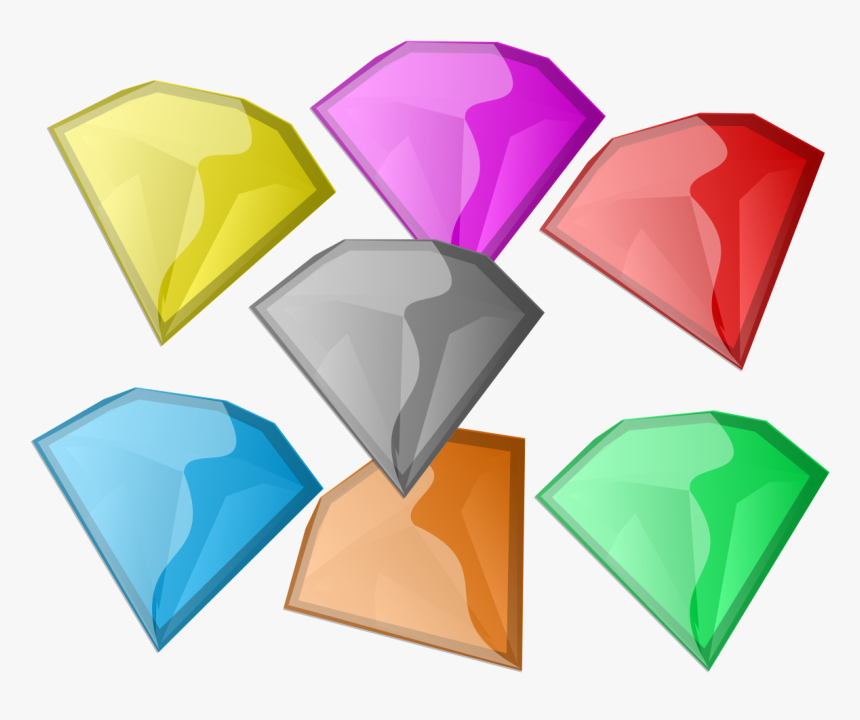 File - Chaos Emeralds - Svg - Chaos Emeralds, HD Png Download, Free Download