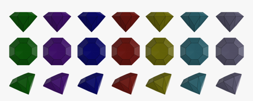 Sonic X Chaos Emeralds Set Drained Fake By Nibroc Rock-davst3r - Sonic X Chaos Emeralds, HD Png Download, Free Download