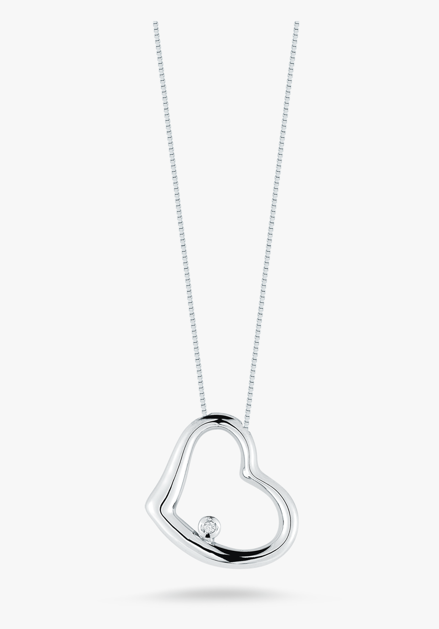 Heart Pendant With Diamond, HD Png Download, Free Download