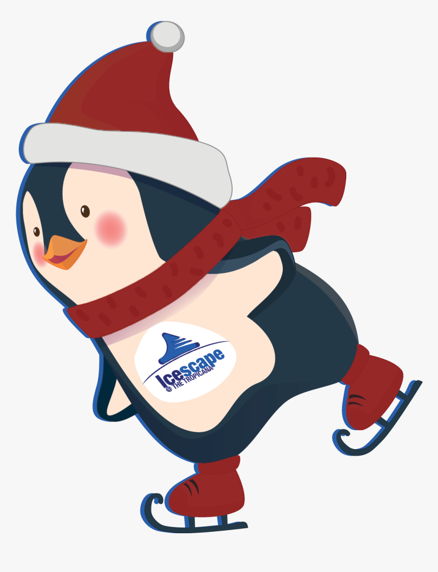 Penguin Ice Skating - 冬 スポーツ イラスト, HD Png Download, Free Download