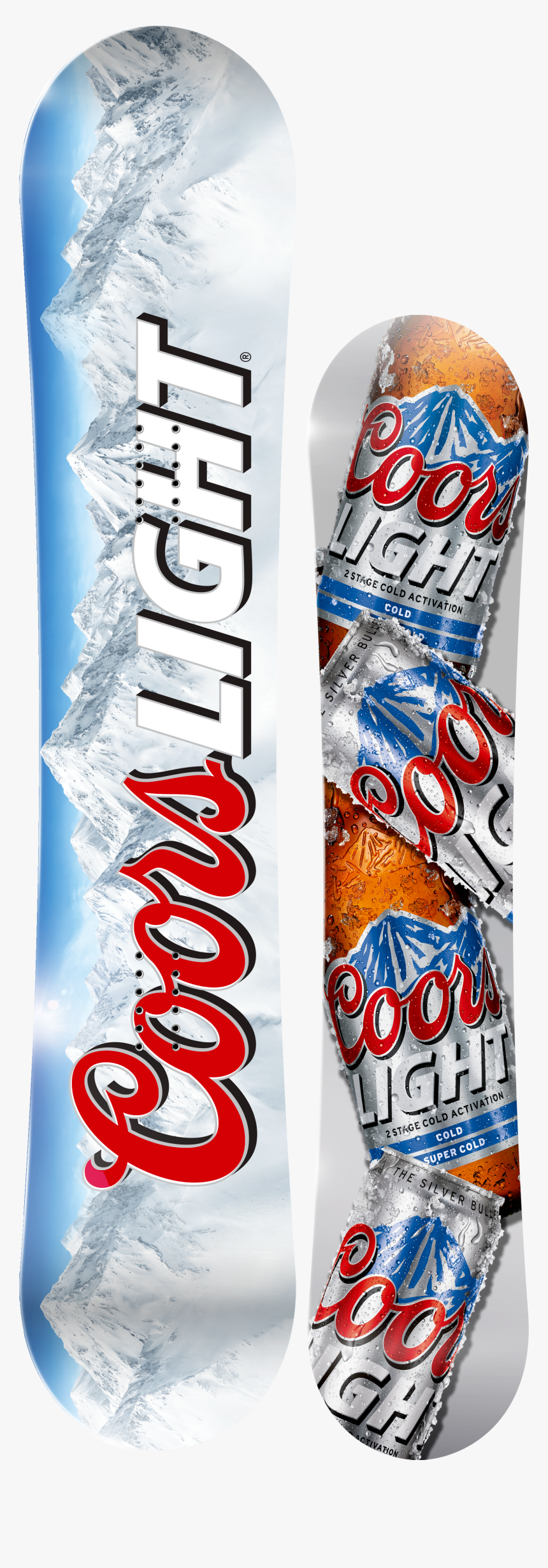 Transparent Snowboarder Clipart - Coors Light Snowboard, HD Png Download, Free Download