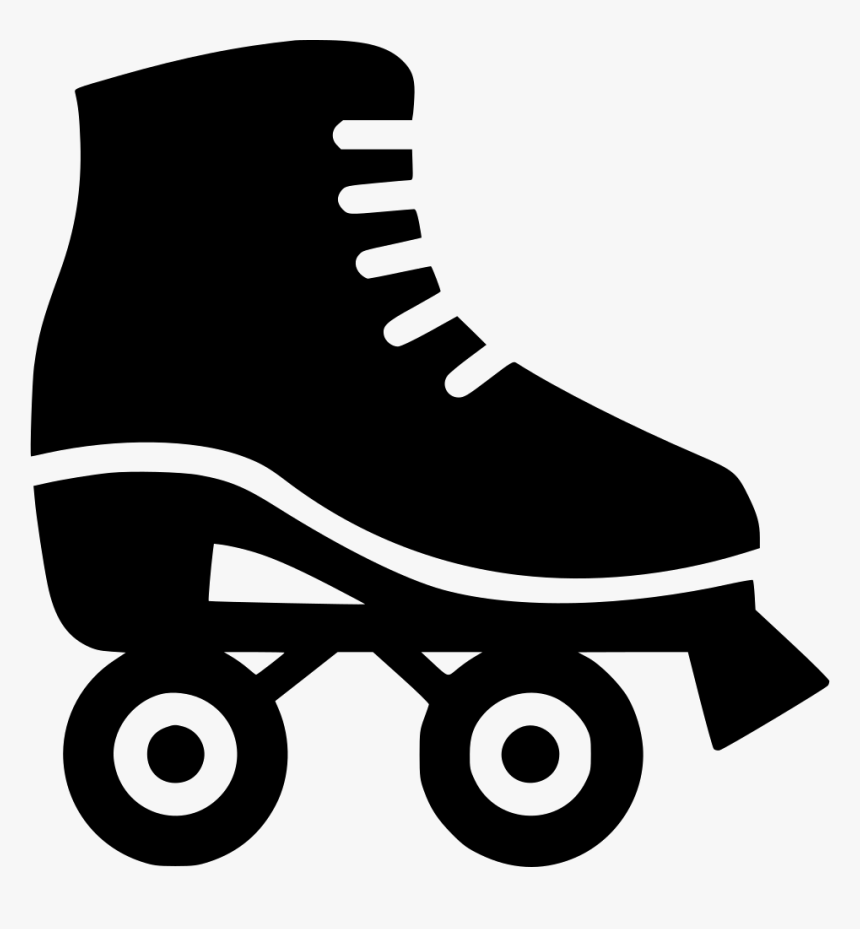 Ice Skate - Black Roller Skate Clipart, HD Png Download, Free Download