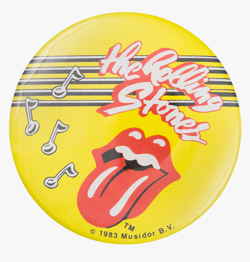 Rolling Stones Musical Notes Music Button Museum - Rolling Stones Music Notes, HD Png Download, Free Download