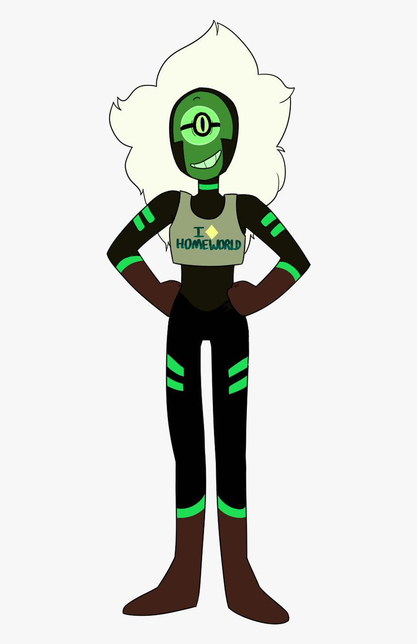 Green Clothing Fictional Character Cartoon - Steven Universe Space Suit, HD Png Download, Free Download