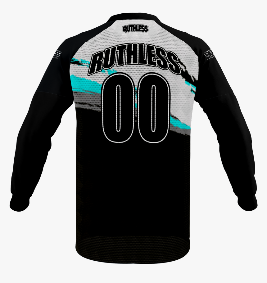 Ripped Checkers Breeze Jersey - Black And Green Paintball Jersey, HD Png Download, Free Download