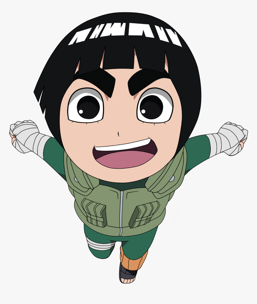 Rock Lee Png - Rock Lee Chibi Png, Transparent Png - kindpng