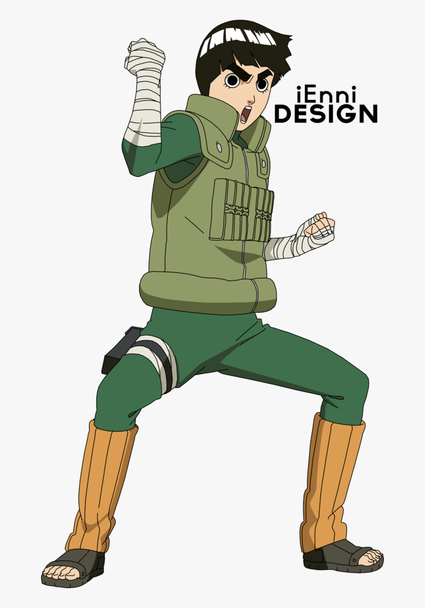 Picture Royalty Free Shippuden Lee By Iennidesign On - Rock Lee Png, Transparent Png, Free Download