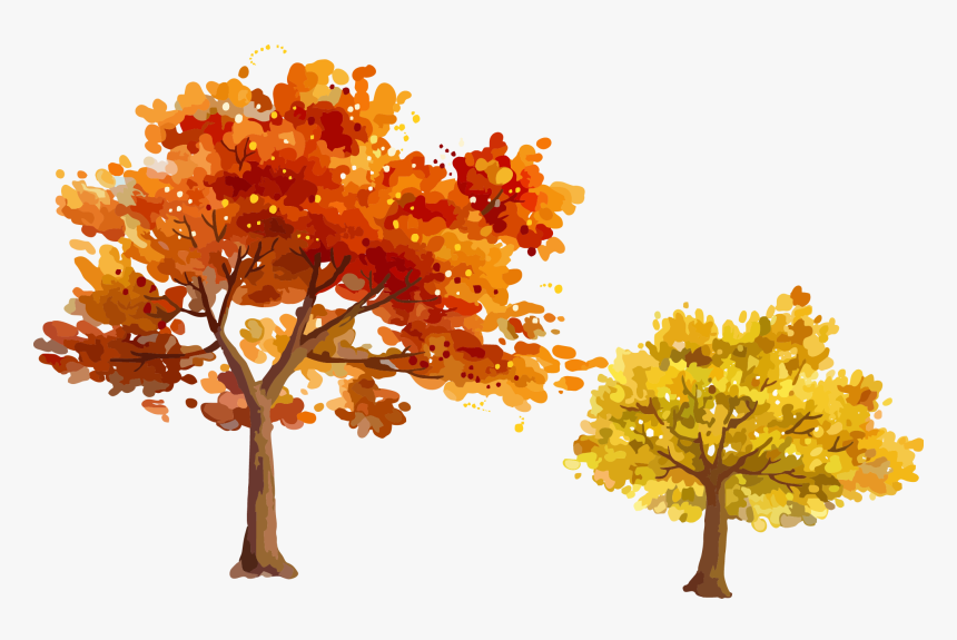 Autumn Tree Leaf - Autumn Tree Png Vector, Transparent Png, Free Download