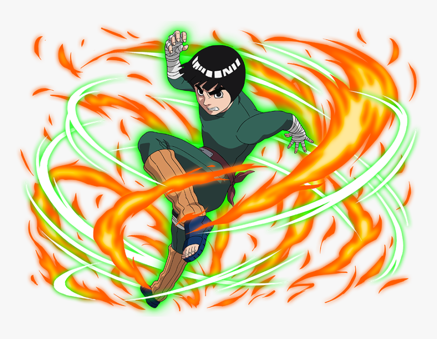 Rock Lee By Aikawaiichan - Ultimate Ninja Blazing Cards Art, HD Png Download, Free Download