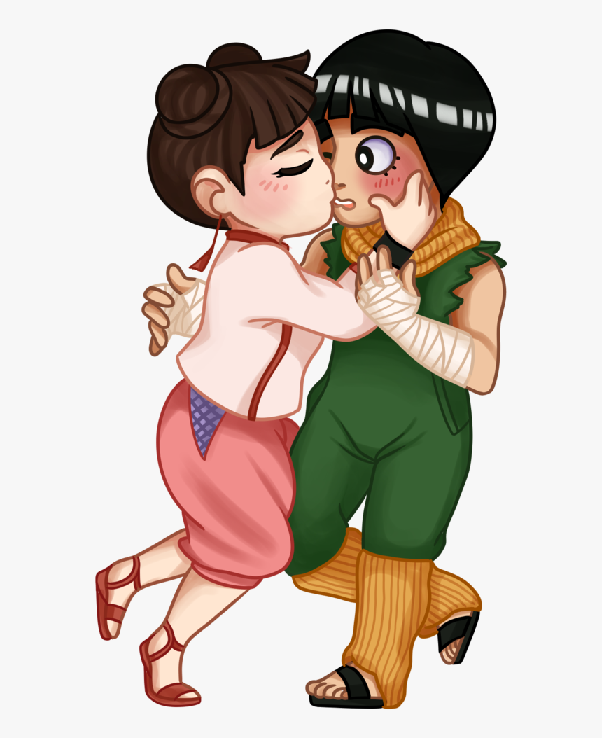 Anime, Setsulko, Naruto, Tenten, Rock Lee, Leeten - Cartoon, HD Png Download, Free Download