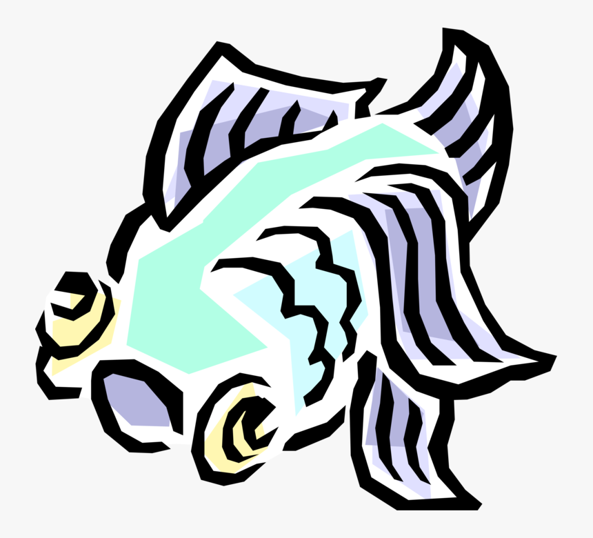 Vector Illustration Of Colorful Tropical Marine Fish, HD Png Download, Free Download