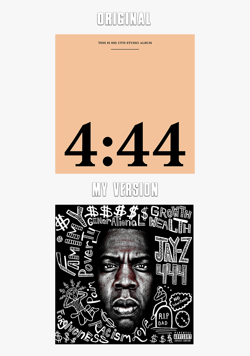 4 - 44 - Jay Z - Cd , Png Download - Jay Z 444 Cover, Transparent Png, Free Download