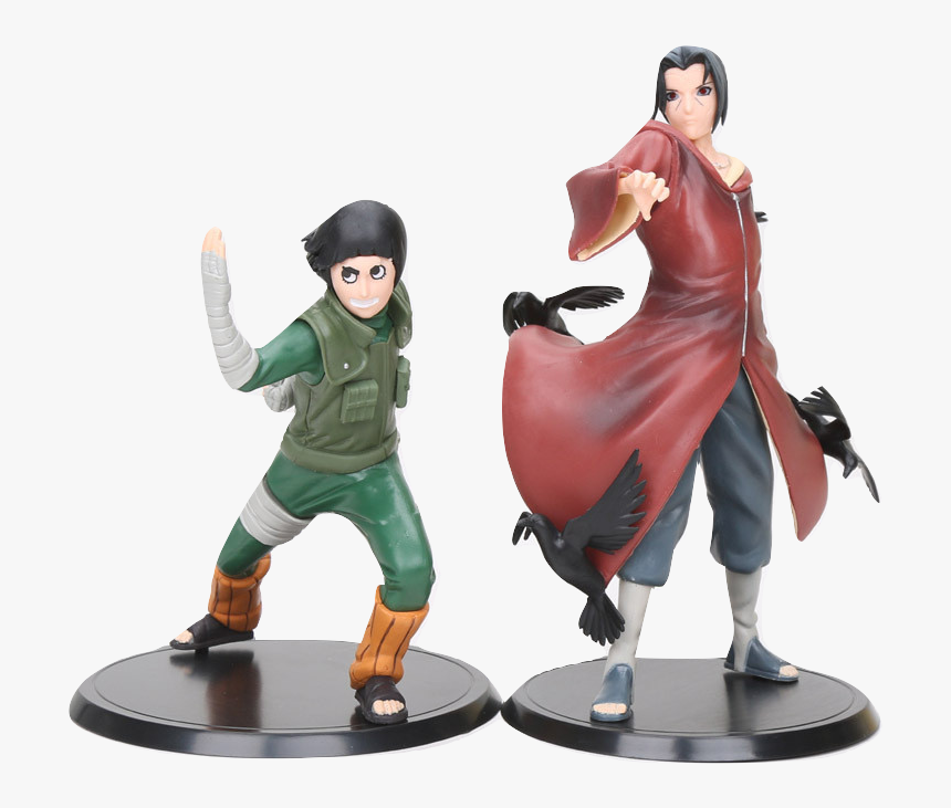 Rock Lee & Utachi Pvc Collectible Model 2pcs/set - Itachi Uchiha, HD Png Download, Free Download