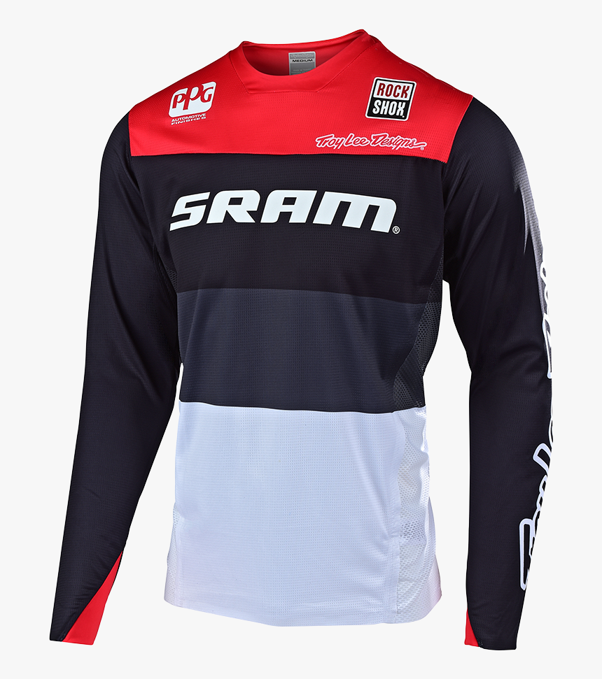 Transparent Rock Lee Png - Jersey Troy Lee Design Sram, Png Download, Free Download