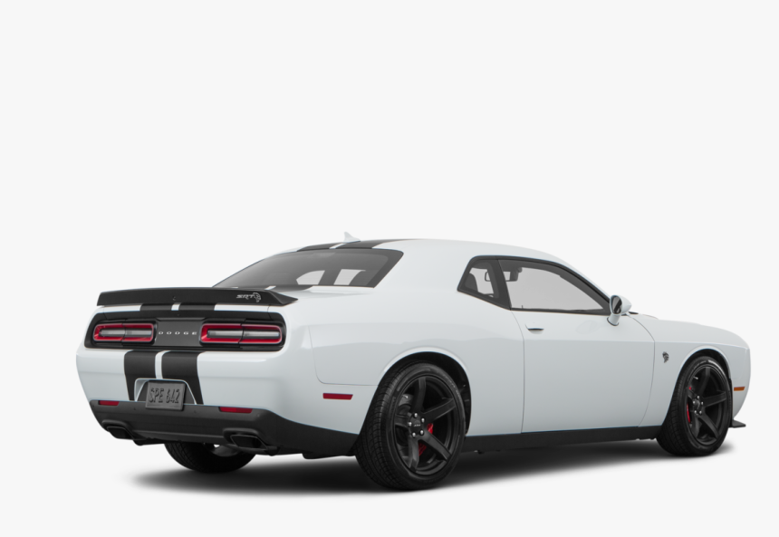 Srt Hellcat Model Shown - 2017 Dodge Challenger Srt White, HD Png Download, Free Download