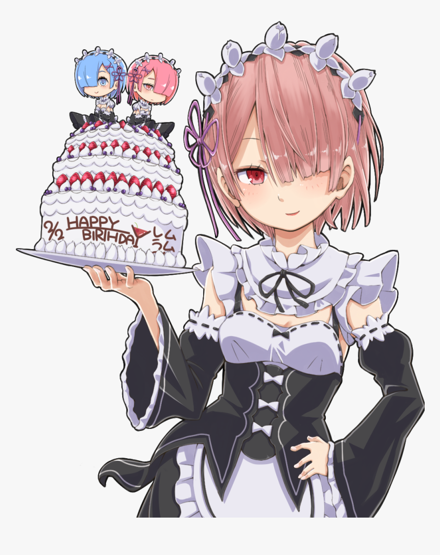 Art Id - - Re Zero Ram Birthday, HD Png Download, Free Download