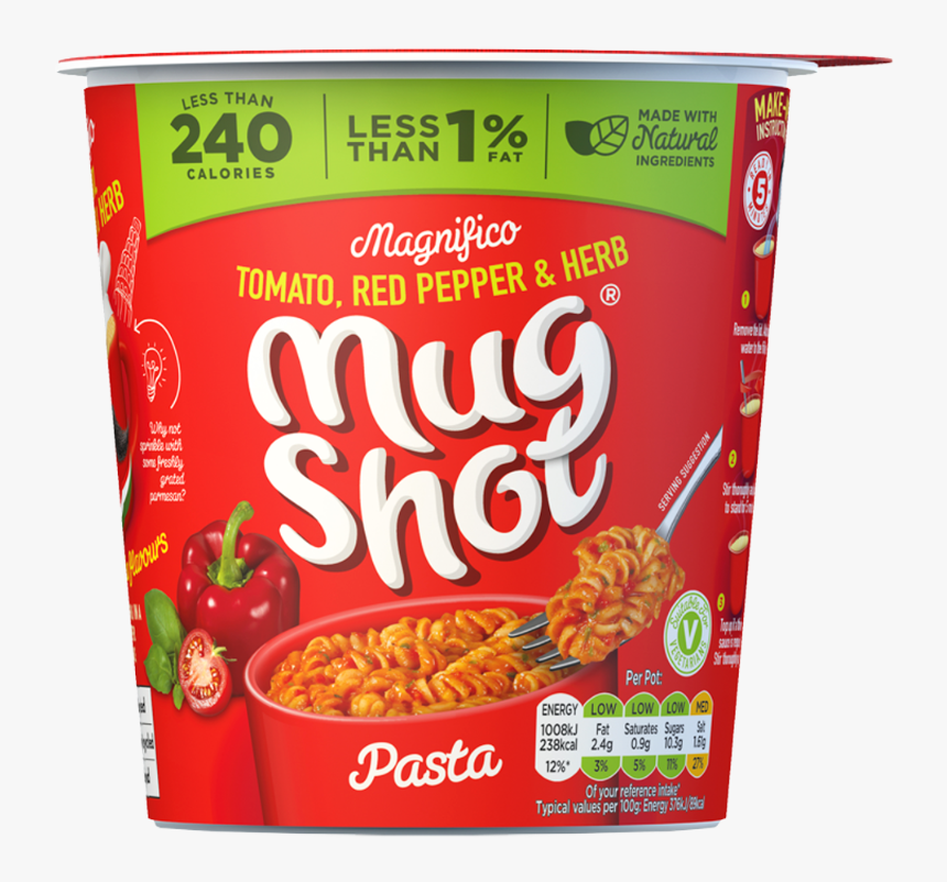 Tomato, Red Pepper & Herb Pasta - Mugshot On The Go, HD Png Download, Free Download