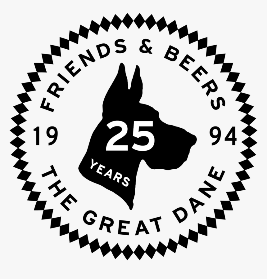 Great Dane 25th Anniversary Logo Min - Emblem, HD Png Download, Free Download