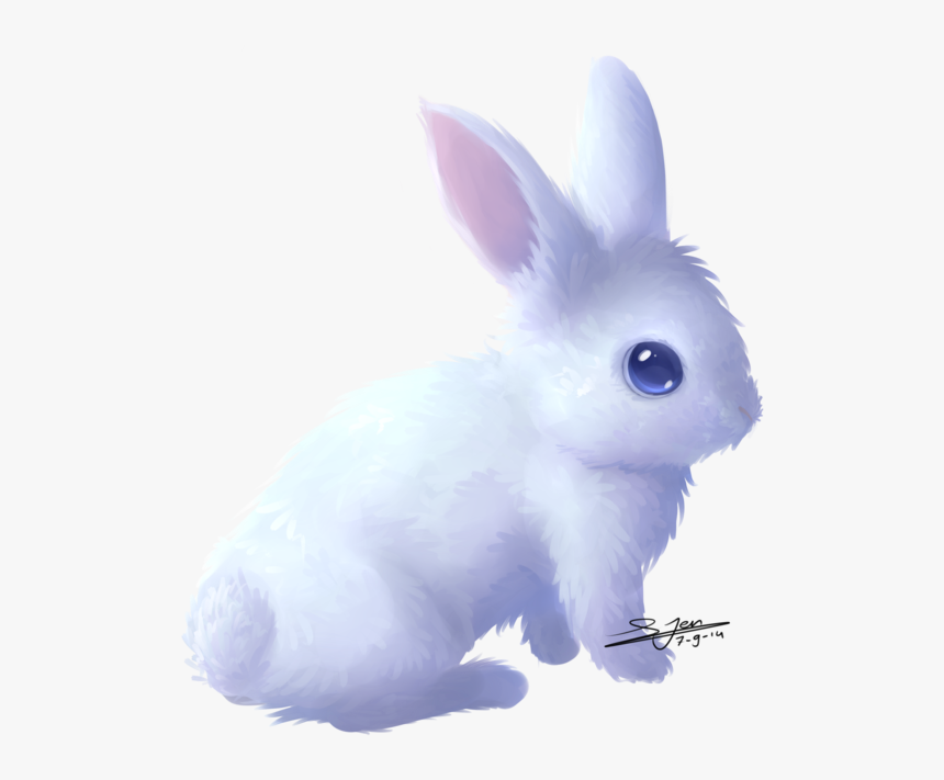 Transparent Hare Clipart - Cute Rabbit Transparent Background, HD Png Download, Free Download