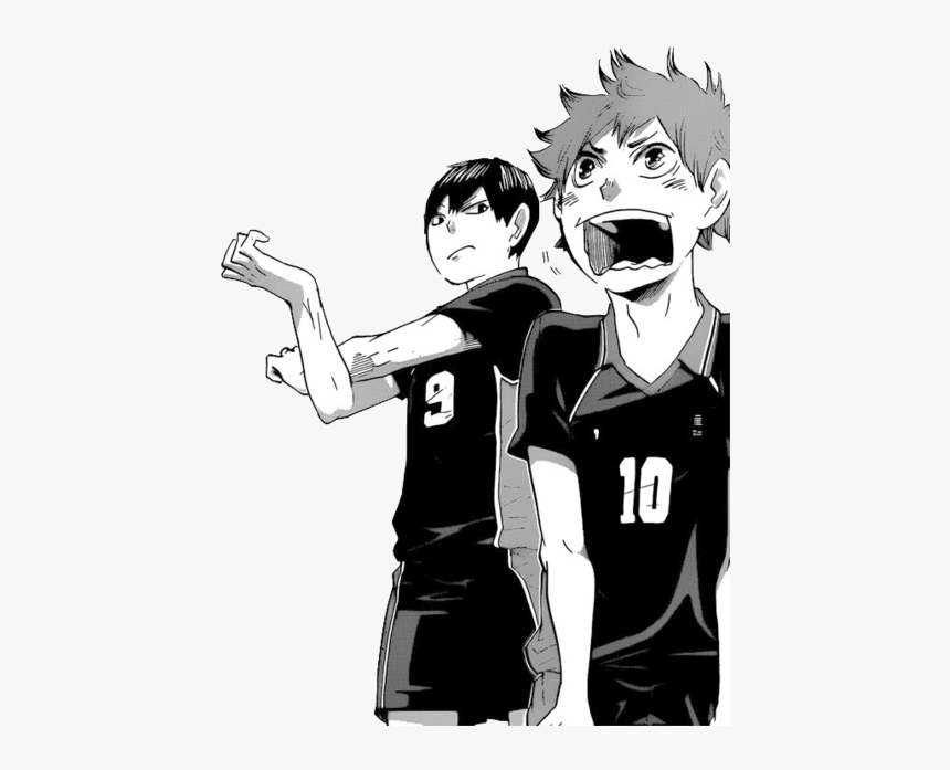 Haikyuu And Kageyama Image - Haikyuu Black White Png, Transparent Png, Free Download