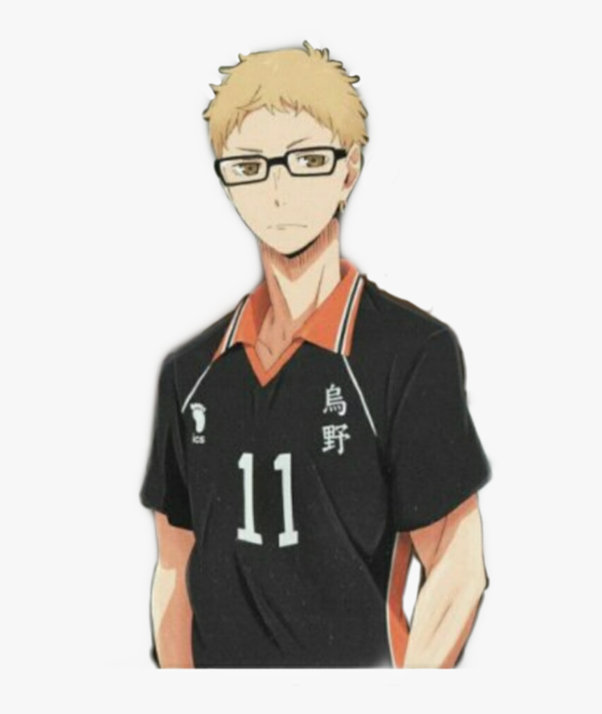 #tsukishima #tsukishimakei #haikyuu #11 #volleyball - Tsukishima Kei, HD Png Download, Free Download