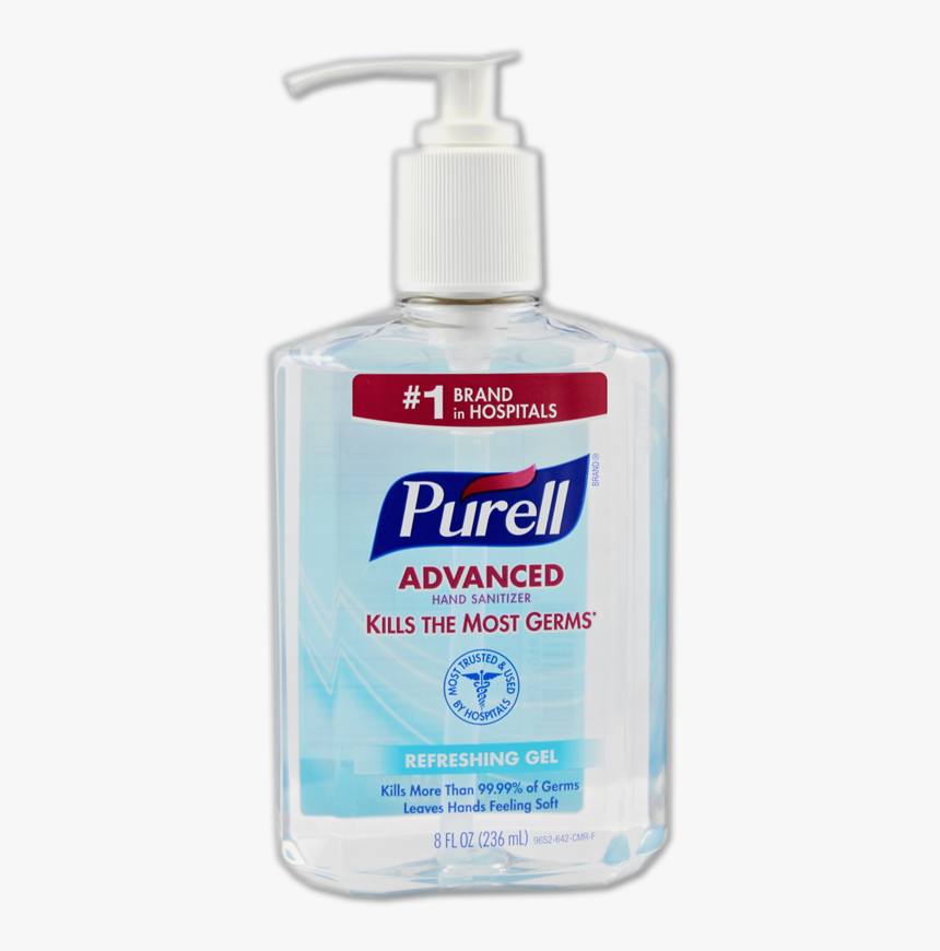 Hand Sanitizer Png - Purell Hand Sanitizer, Transparent Png, Free Download