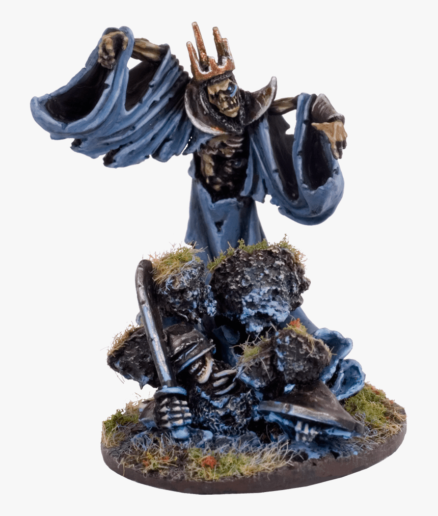 Kw Undead Lich King Diorama - Mantic Liche King, HD Png Download, Free Download