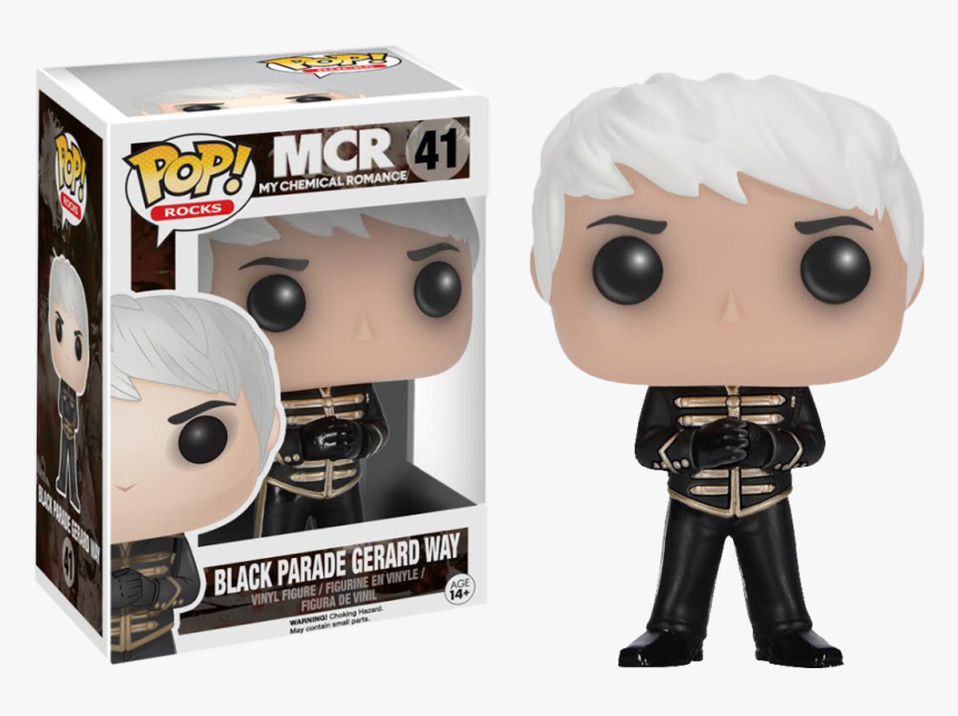 My Chemical Romance Funko Pop Black Parade Gerard Way - My Chemical Romance Pop Figures, HD Png Download, Free Download