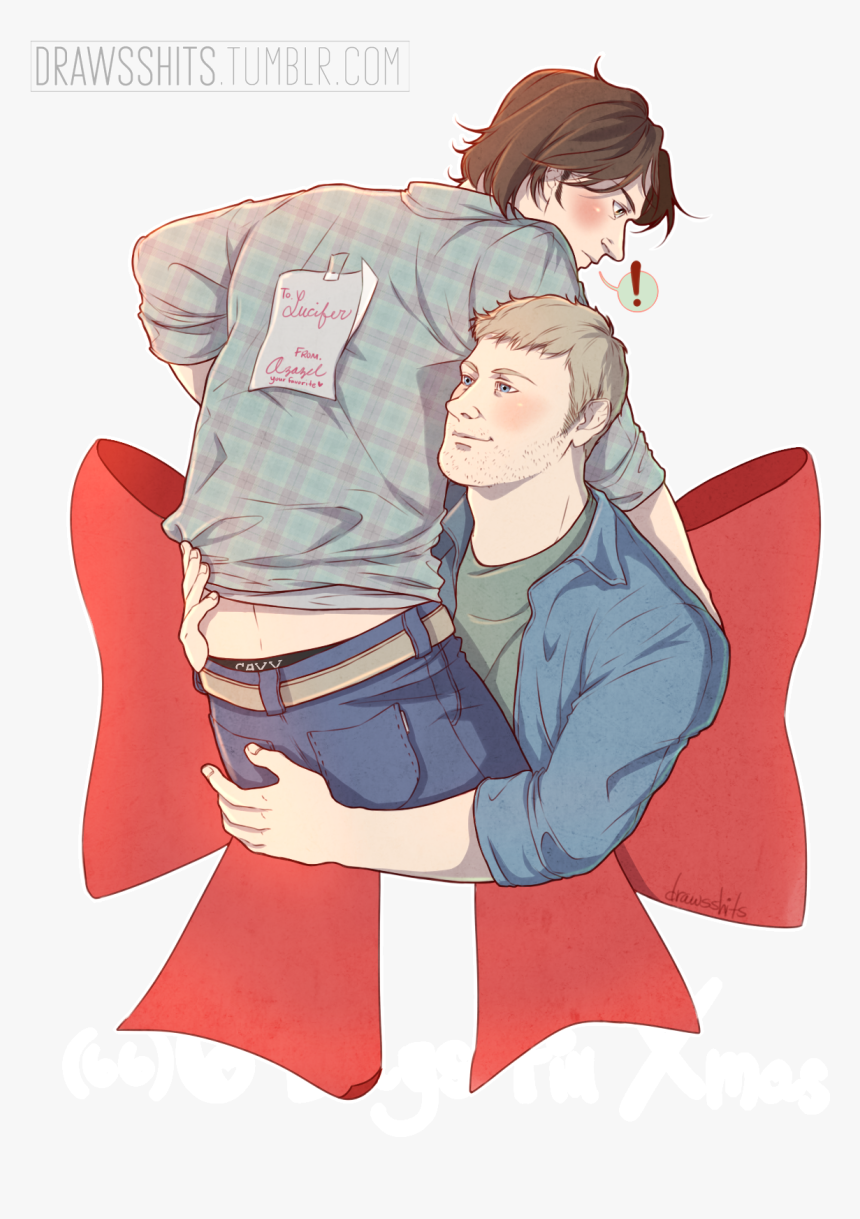 Lucifer Got A Good X-mas Gift This Year - Spn Lucifer X Sam, HD Png Download, Free Download
