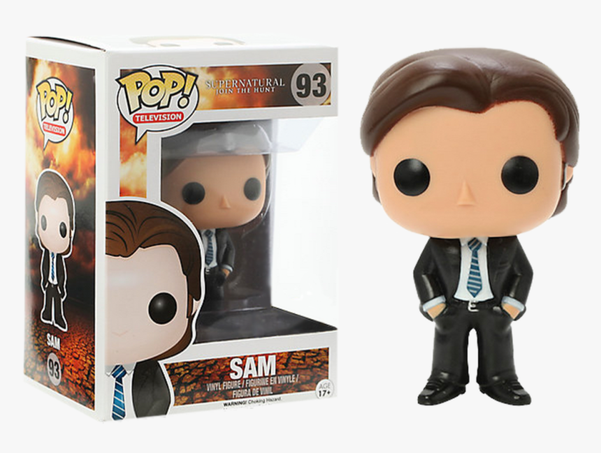 Funko Supernatural Pop Vinyl Exclusive Fbi Sam Winchester - Sam Winchester Funko Pop, HD Png Download, Free Download