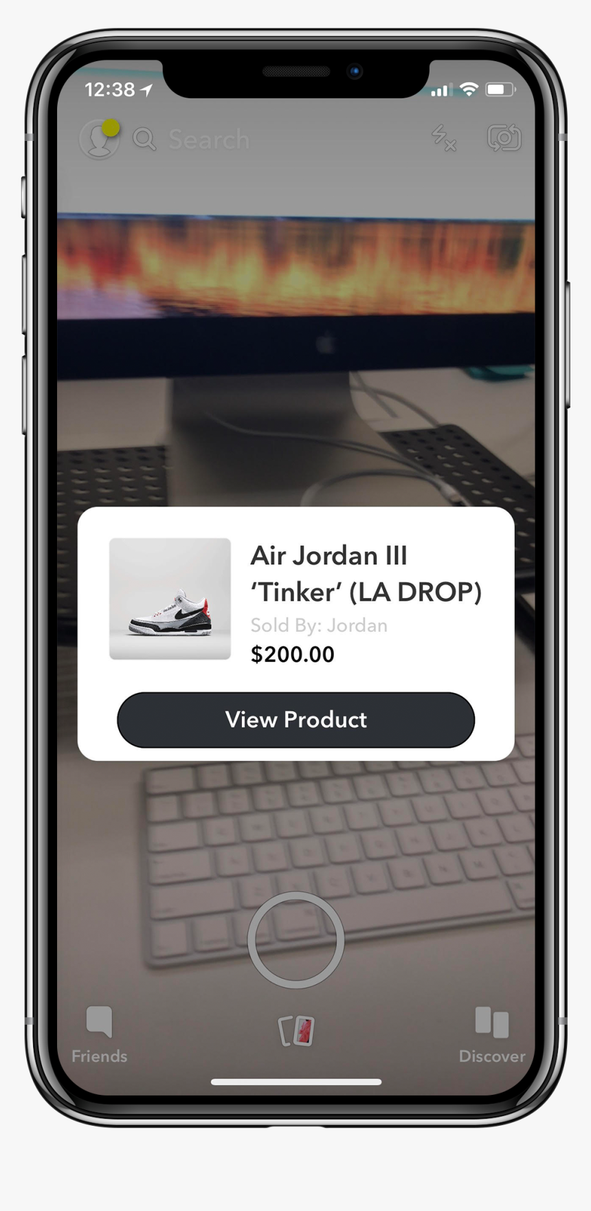 Air Jordan Iii Tinker Snapchat, HD Png Download, Free Download