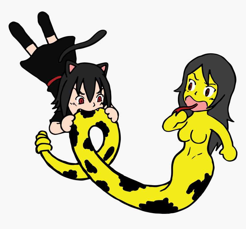 Yellow Vertebrate Cartoon Fictional Character Clip - Don T Tread On Me Anime, HD Png Download, Free Download