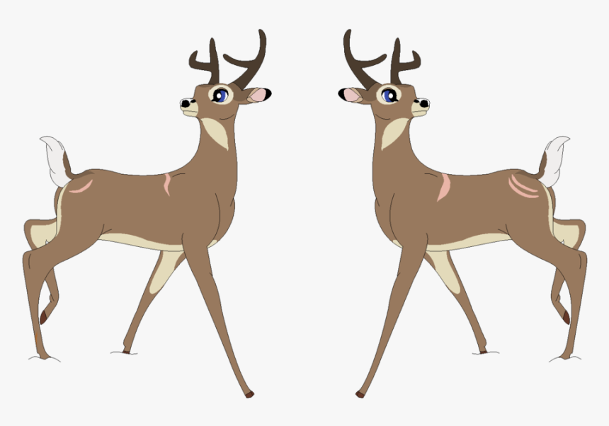 White Tailed Deer Paintings Download - Anime White Tailed Deer, HD Png Download, Free Download