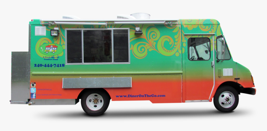 Ice Cream Street Food Car Food Truck - Diner On The Go, HD Png Download, Free Download