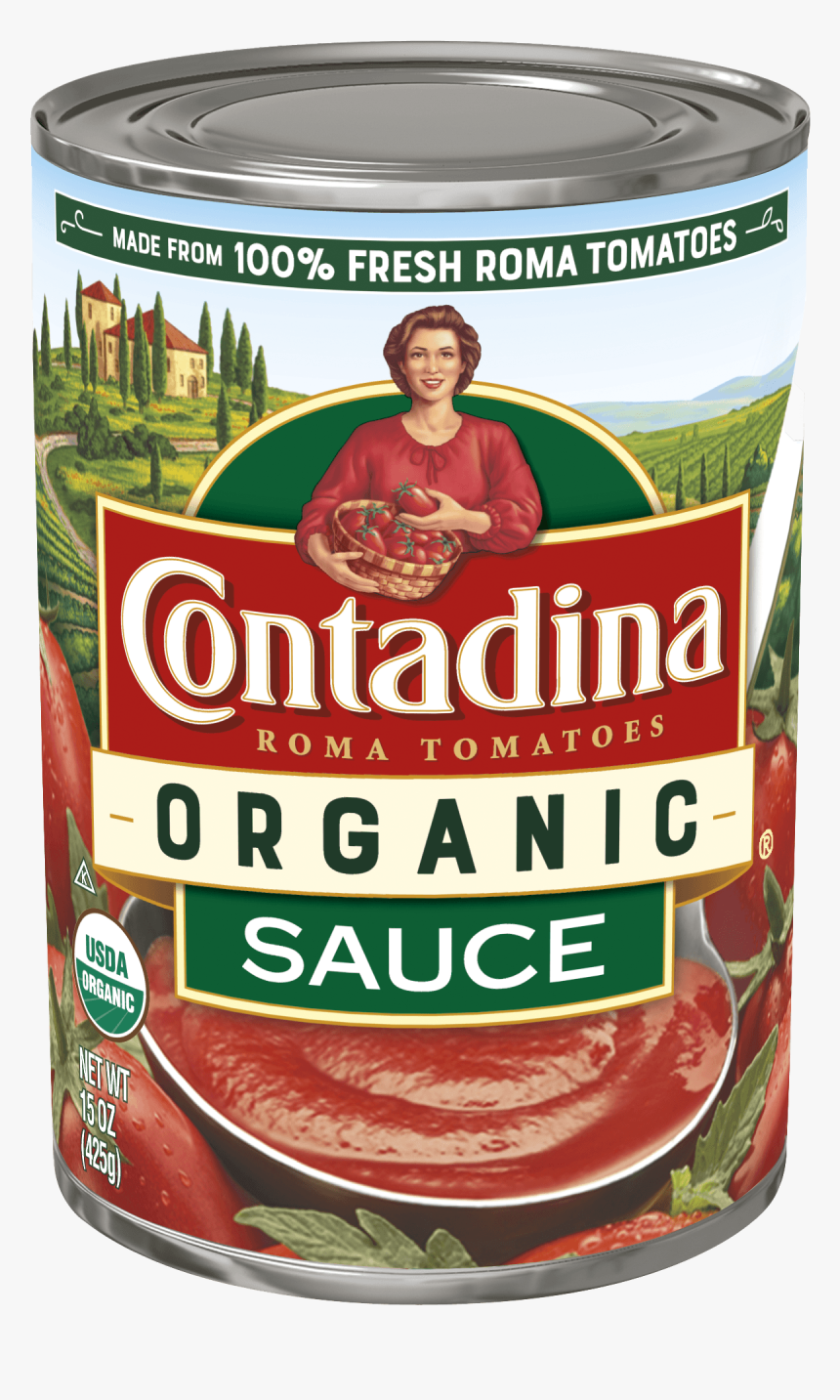 Organic Tomato Sauce Can - Contadina Tomato Sauce, HD Png Download, Free Download